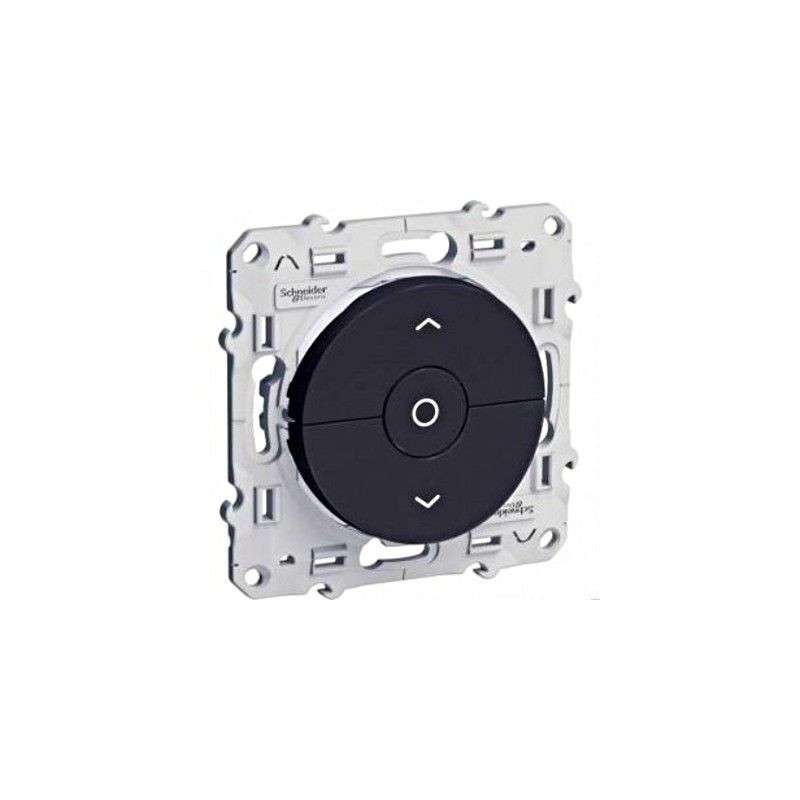 ODACE INTERRUPTEUR ANTH. 3 BOUTONS MONTÉE/DESCENTE/STOP POUR VOLETS-ROULANTS SCHNEIDER S540208