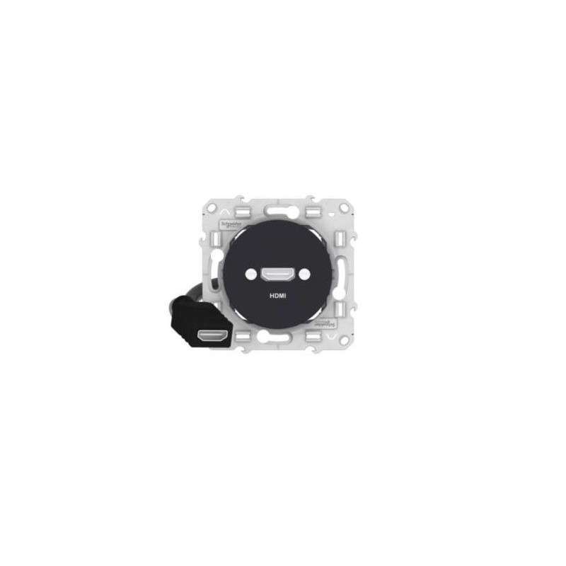 ODACE PRISE HDMI TYPE A ANTHRACITE SCHNEIDER S540462