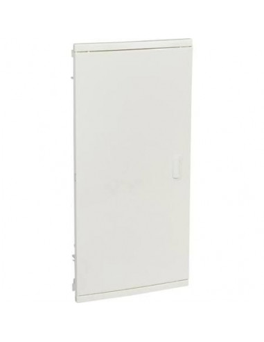 Coffret modulaire encastré 4 rangées 48+8 modules avec porte isolante galbée blanche LEGRAND 001514
