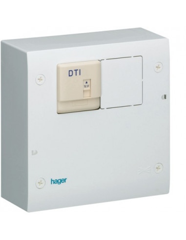 COFFRET DE COMMUNICATION HAGER TN401