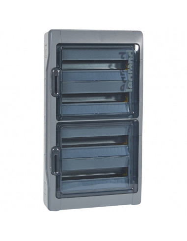 Coffret étanche Plexo³ pour photovoltaïque à équiper 4 rangées de 18 modules 1000V LEGRAND 414038