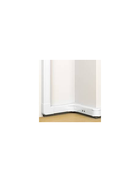 Goulotte 1 compartiment à clippage direct Mosaic 50x80mm de longueur 2m blanc LEGRAND 075601