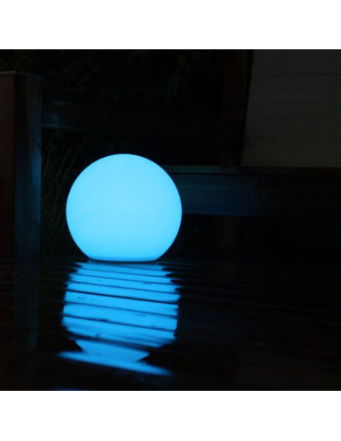 Boule solaire Luna diam 38cm - changing color WATT&HOME 401159