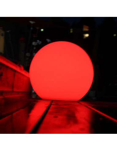 Boule solaire Luna diam 38cm - changing color WATT&HOME 401159