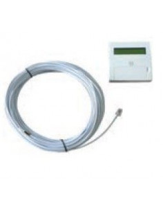 COMMANDE LCD FILAIRE DEPORTEE POUR ULTIMO PROGRAMMABLE 2 CABLES RJ 11 DE 15 M NATHER 502477