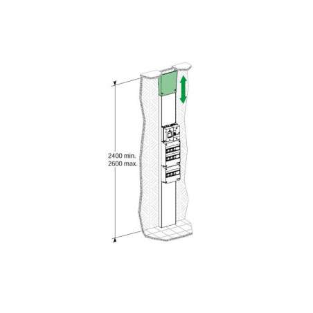 Resi9 kit goulotte 18M 2 parties corps capot cloisons capot ERDF SCHNEIDER R9HKT18