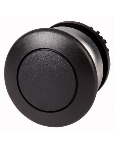 Bouton-poussoir ' coup de poing ' noir à accrochage EATON M22-DRP-S