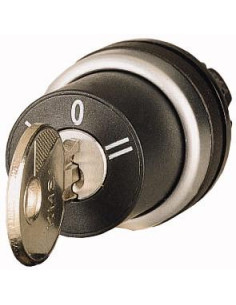 Bouton à clé 3 positions à rappel EATON M22-WS3