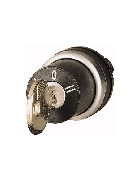 Bouton à clé 3 positions à rappel EATON M22-WS3