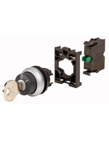 Commutateur à clé appareil complet 000110921 EATON M22 WS K10 BVP