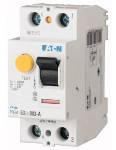 Inter diff 2x40A 30mA type AC 000264280 EATON PFGM-40/2/003
