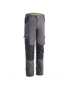 PANTALON RICHY GRIS/NOIR T44 FRANCE TEXTILE PRODUCTION 1256/44