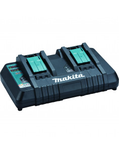 Chargeur rapide 2 batteries Makstar Li-Ion 14,4 à 18V DC18RD MAKITA 196933-6 2