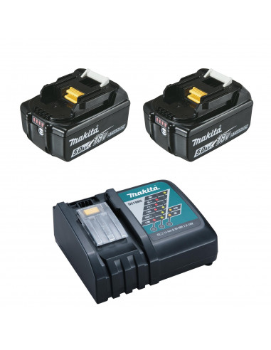 PACK 2xBL1850B DC18RC CARTON MAKITA 197570-9