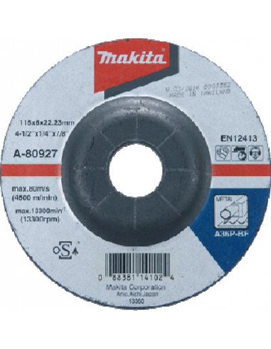 MEULE MET 115X6 A36P 2G MAKITA A-80927