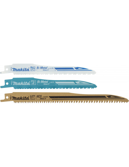 Pack de 3 lames S-Express pour scie récipro MAKITA B-13677