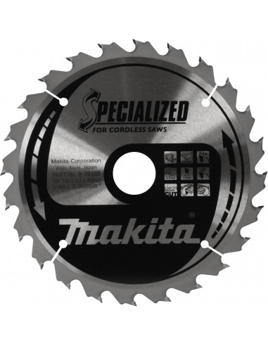 LAM TCT BSS610 165/20/40 BOIS MAKITA B-32960