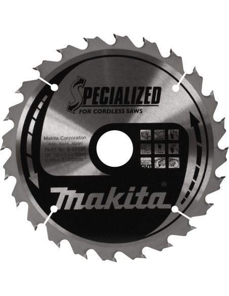 LAM TCT BSS610 165/20/40 BOIS MAKITA B-32960