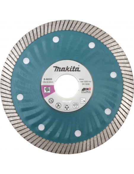 DISQUE DIAM TRONC CERAM 125x1,4 MAKITA B-46333
