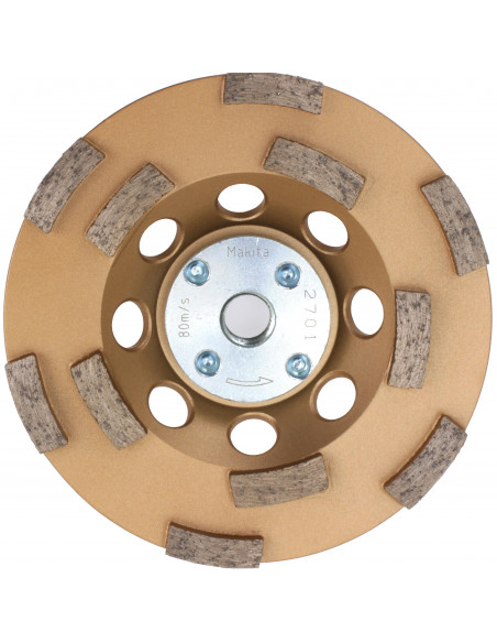 PLATEAU DIAMANT FAIBLES VIB. TOUS TRAVAUX 125 MM MAKITA B-48549