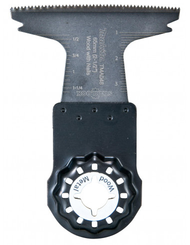 LAME PLONGEANTE BIM STARLOCK 65x40MM BOIS/METAL MAKITA B-64820