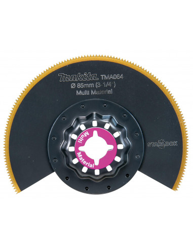 LAME SEGMENT BIM STARLOCK 85MM MULTI-MATERIAUX MAKITA B-64973