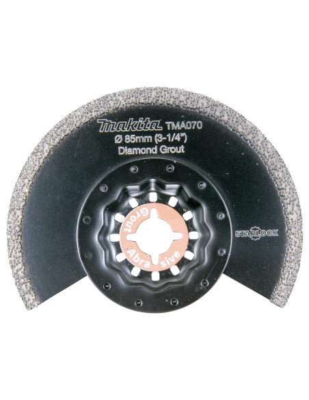 Lame segment à concrétion diamant TMA070 STARLOCK 85mm G40 MAKITA B-65034