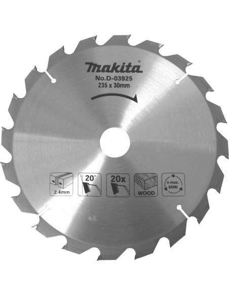 LAME TCT PO ECO 165/20/40 BOIS MAKITA D-03349