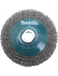 Brosse conique à fils acier ondulés 115mm M14 MAKITA D-39849 2