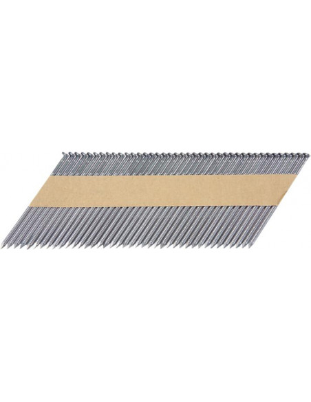 3000 Clous 34° tête D lisses en bandes collées, pour cloueurs pneumatiques et à gaz (GN900, IM350, IM90) MAKITA F-30656