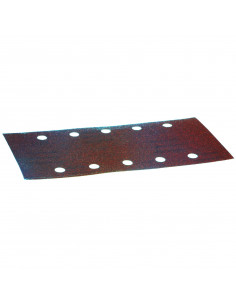 FEUILLE RECT 5+5 BOIS/MÉT 115X229MM G240 (X10) MAKITA P-33249