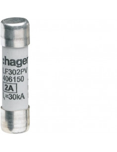 Cartouche fusible PV 10x38 mm 1000V DC 16A HAGER LF316PV
