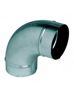 C 90° galvanisé diam   80 mm coude secteur 90° embouti ALDES 11093380