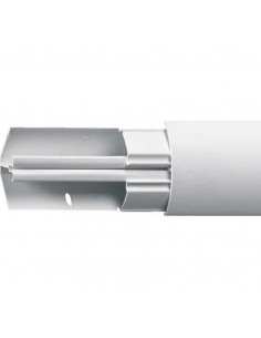 Moulure d'angle EK40040 H.40mm l.40mm L.2500mm Pure Blanche HAGER EK4004009016