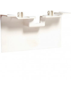 Pièce de recouvrement de support d'appareillage pour plintheSL20115 Pure HAGER SL20115AF9016