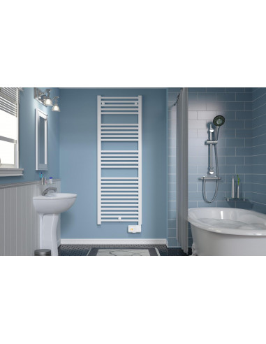 Radiateur sèche-serviettes DEVO-DCB18 digital 500W Blanc ATLANTIC 831416
