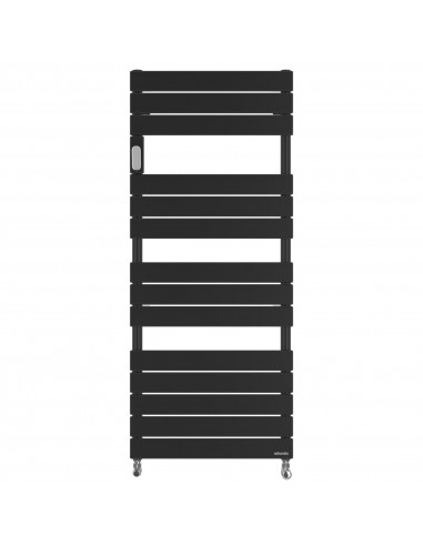 Radiateur sèche-serviettes Adélis eau chaude racc. collecteurs 0873W noir ATLANTIC 863141