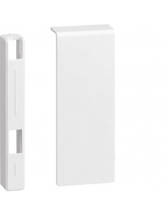 Embout pour plinthe SL 15x100mm Blanc Pure HAGER SL1510069016