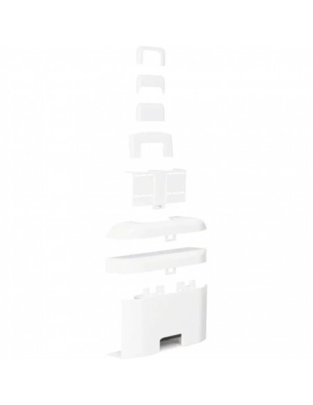 Té Dérivation 3D Pure pour moulure Ateha 20x50 mm HAGER ATA205089016