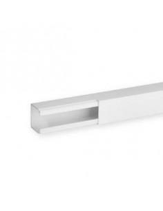Goulotte de distribution non cloisonnable TA-E 40x40 1 compartiment blanche IBOCO B00324