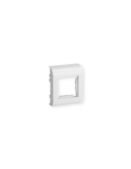 Support 45x45 2 modules pour TA-E et TA-G 80x40 et 80x60 blanc IBOCO B00513