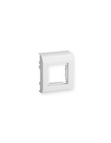 Support 45x45 2 modules pour TA-E et TA-G 80x40 et 80x60 blanc IBOCO B00513