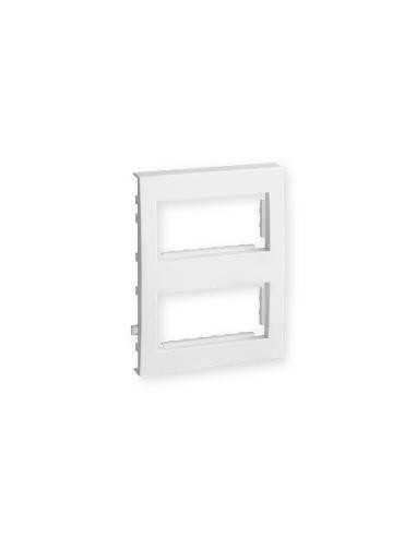 Support 45x45 2x4 modules pour TA-E et TA-G 150x60 et 150x80 blanc IBOCO B00521