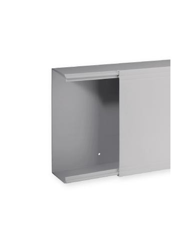 Goulotte de distribution non cloisonnable TA-E 200x80 1 compartiment grise IBOCO B01847