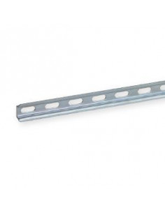 Profilé DIN symétrique Omega 2F 15x5,5 percé IBOCO B02130