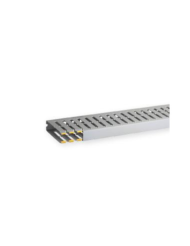 Goulotte de câblage au pas de 20 T1-N 25x100 grise IBOCO B02564