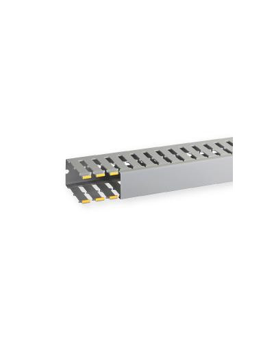 Goulotte de câblage au pas de 20 T1-N 40x80 grise IBOCO B02567
