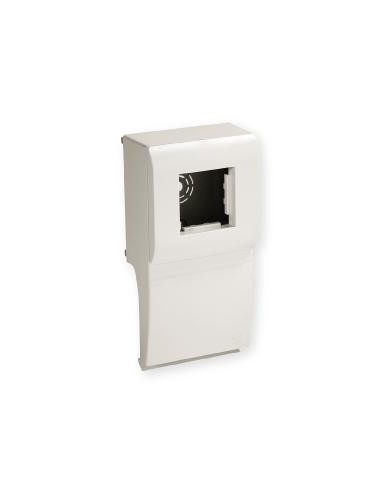 Boîtier d'appareillage 2 modules (45x45) pour TBN 81,5x22,5 blanc IBOCO B03479
