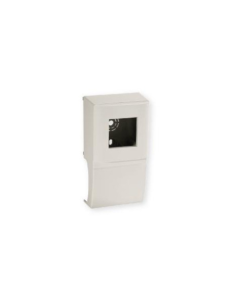 Boîtier d'appareillage 2 modules (45x45) pour TCN 68,5x22,5 blanc IBOCO B03485