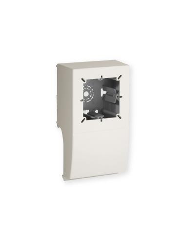Boîtier d'appareillage entraxe 60mm pour TBN 81,5x22,5 blanc IBOCO B04179